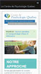 Mobile Screenshot of centrepsychoquebec.com